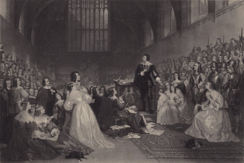 Le procès de Thomas, comte de Strafford, dans le Westminster Hall, 1641 - James F. Scott