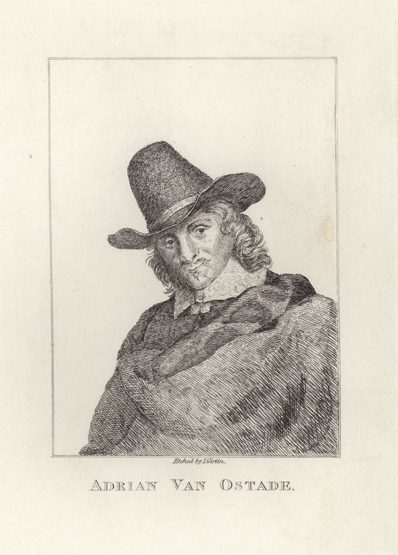 Adriaen van Ostade, baptisé Adriaen Jansz Hendricx. Gravé par James Girtin - James Girtin