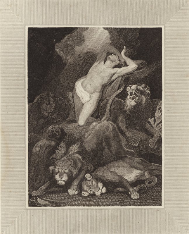 Daniel dans la fosse aux lions - James Northcote