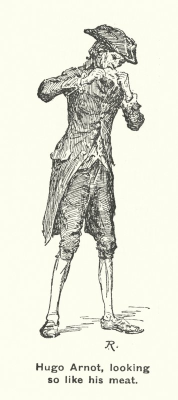 Hugo Arnot, ressemblant tellement à sa viande (lithographie) - James Riddel