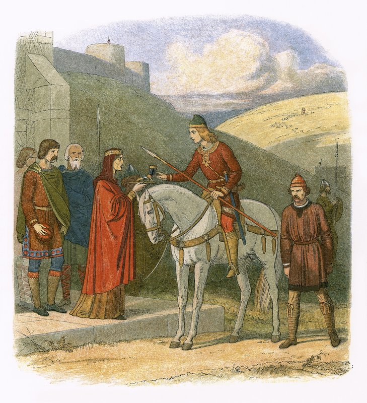 Édouard assassiné à Corfe - James William Edmund Doyle
