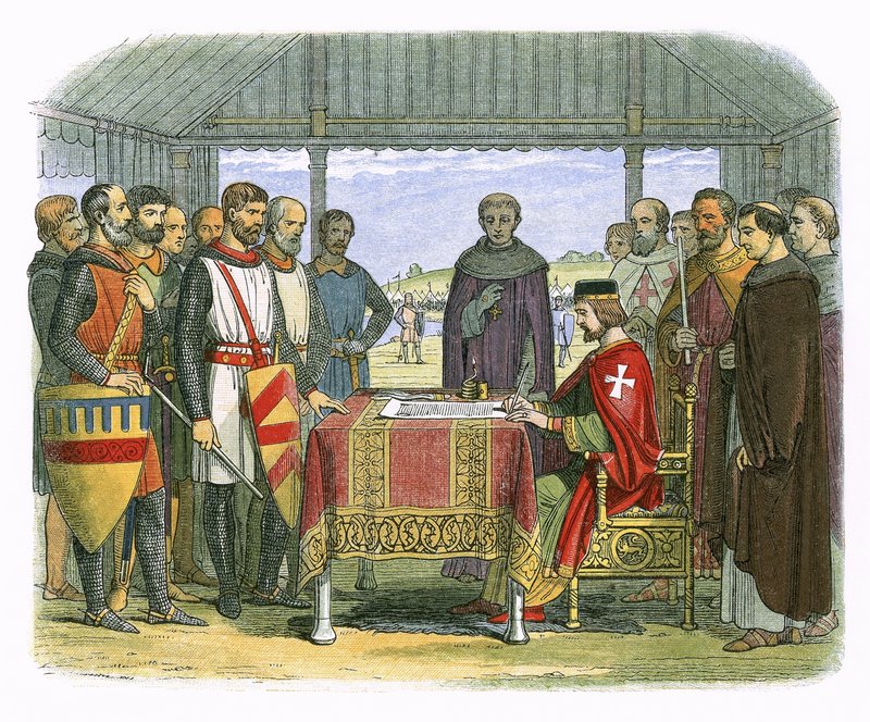 Le roi Jean signe la Grande Charte - James William Edmund Doyle
