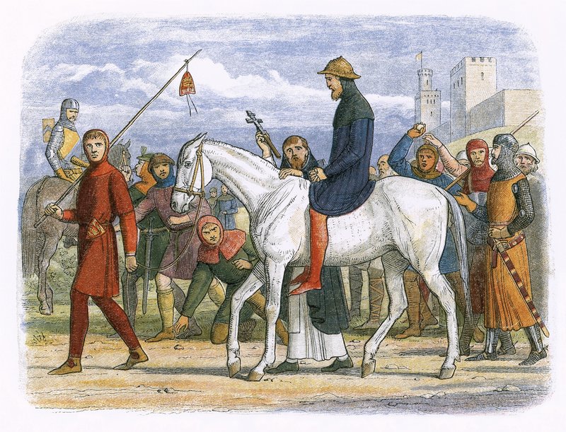 Thomas, comte de Lancaster, conduit à l