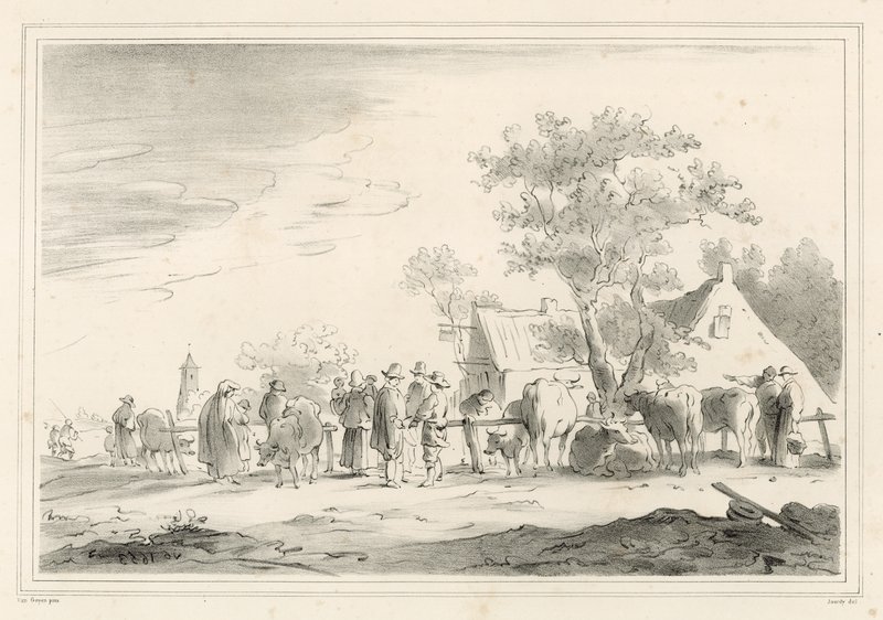Marché aux bestiaux - Jan Josephsz van Goyen