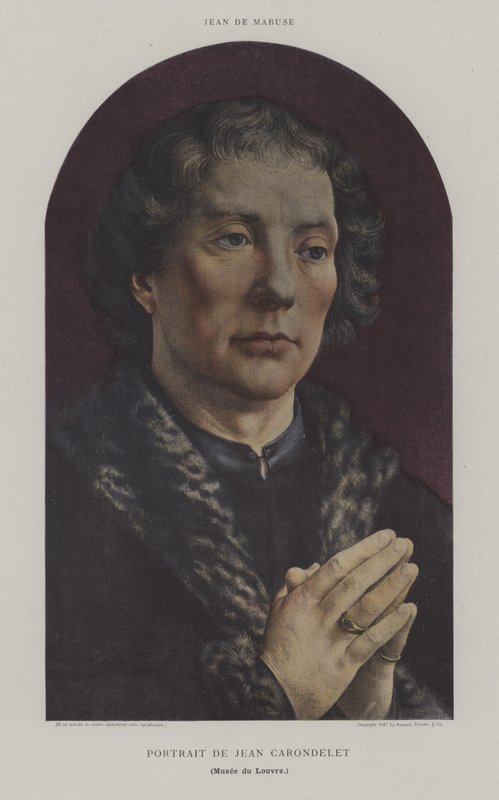 Portrait de Jean Carondelet - Jan (c.1472 c.1533) (after) Gossaert