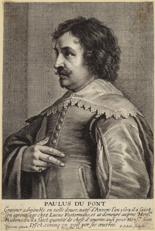 Portrait de Paulus Du Pont - Jan the Elder Lievens