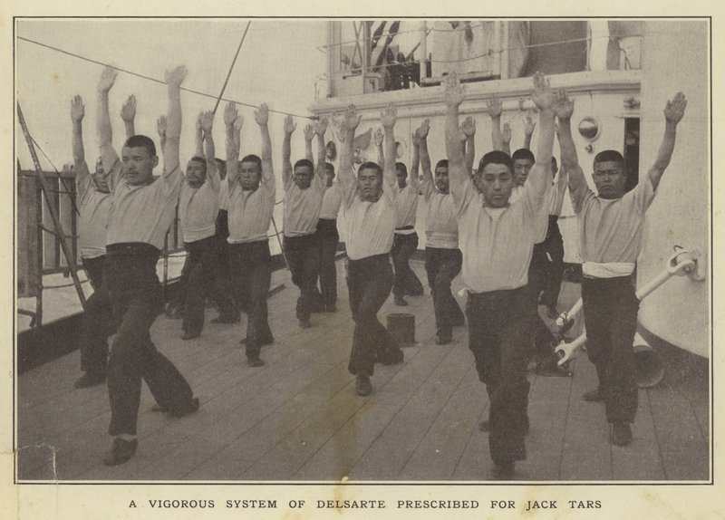 Un système vigoureux de Delsarte prescrit pour les marins - Japanese Photographer