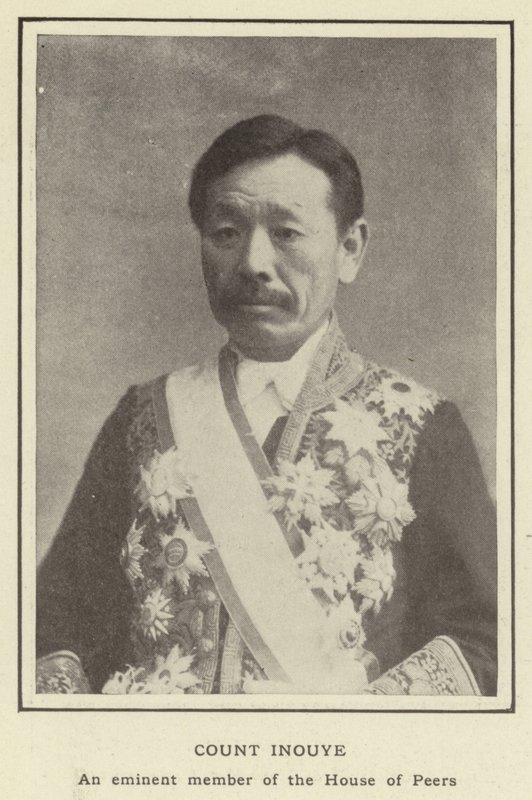 Comte Inouye, membre éminent de la Chambre des pairs - Japanese Photographer
