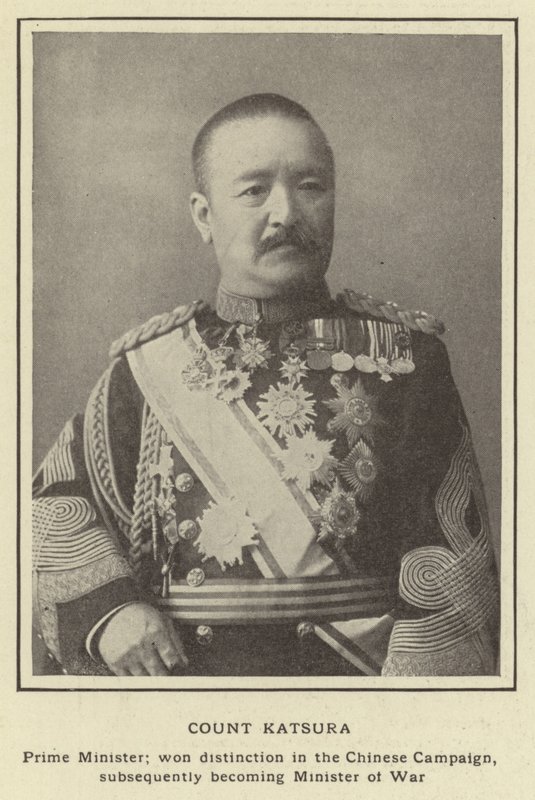Comte Katsura, Premier ministre; s