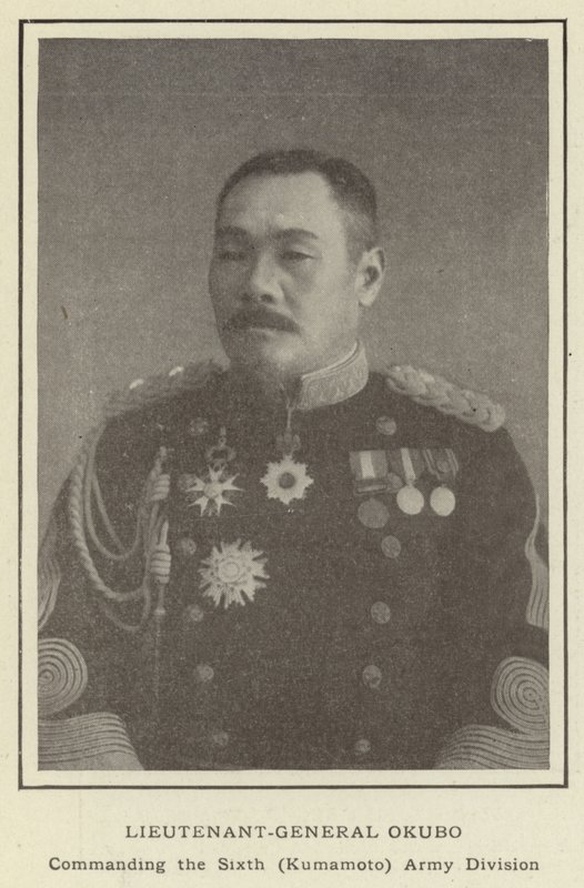 Lieutenant-général Okubo, commandant la sixième division de l
