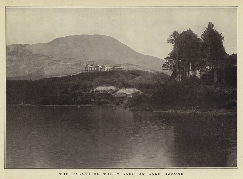 Le Palais du Mikado sur le lac Hakone - Japanese Photographer