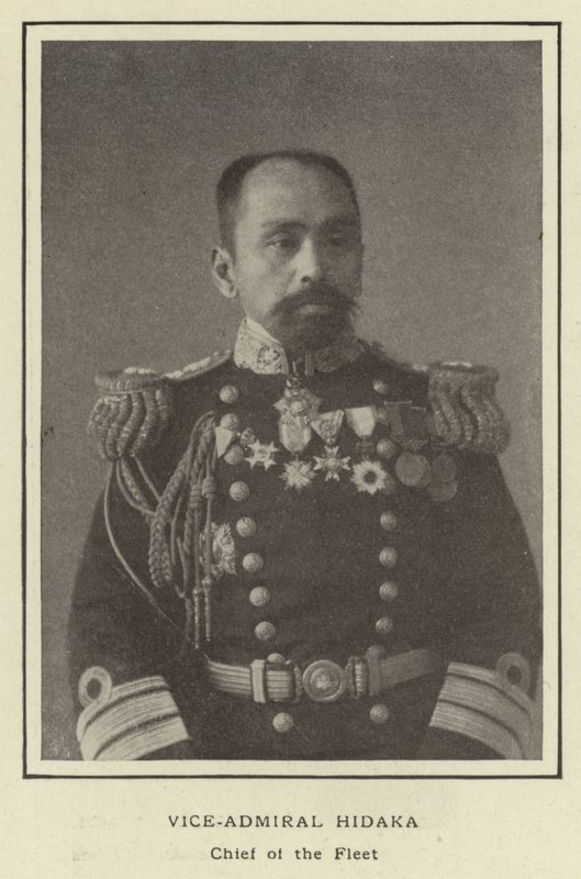 Vice-amiral Hidaka, chef de la flotte - Japanese Photographer