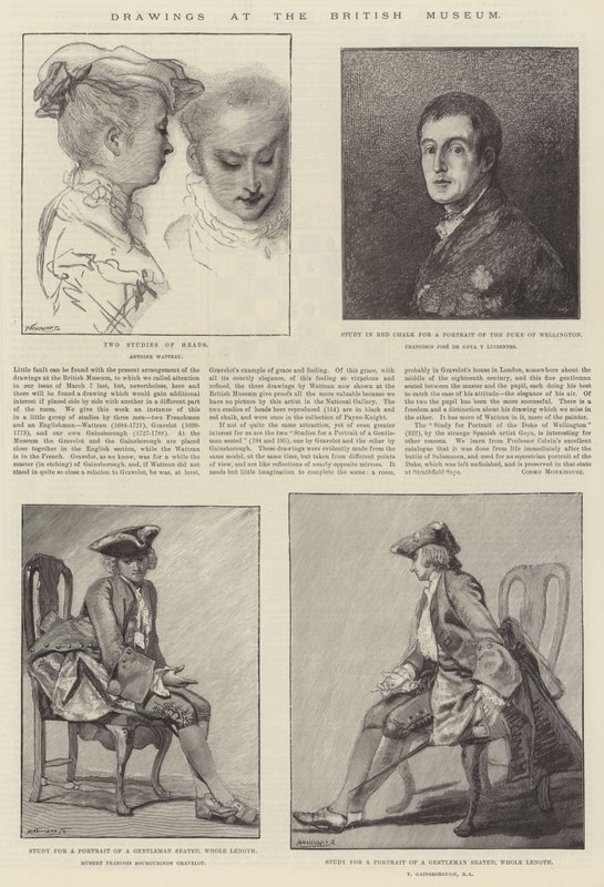 Dessins au British Museum - Jean Antoine Watteau