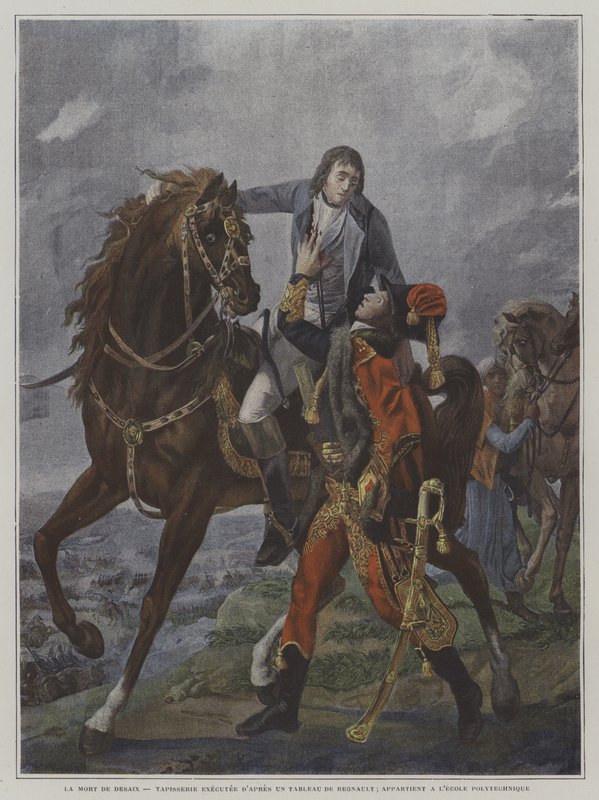 La mort du Général Desaix à la Bataille de Marengo, 1800 - Jean Baptiste Regnault
