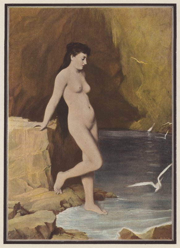 Nymphe dans une grotte - Jean Benner