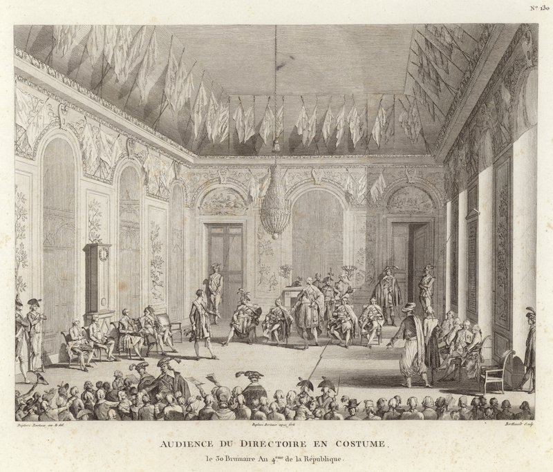 Audience du Directoire en costume - Jean Duplessi Bertaux