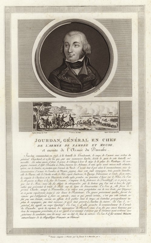 Portrait de Jean-Baptiste Jourdan, Comte Jourdan - Jean Duplessi Bertaux