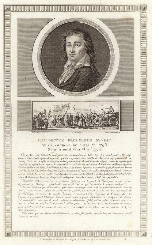 Portrait de Pierre Gaspard Chaumette - Jean Duplessi-Bertaux