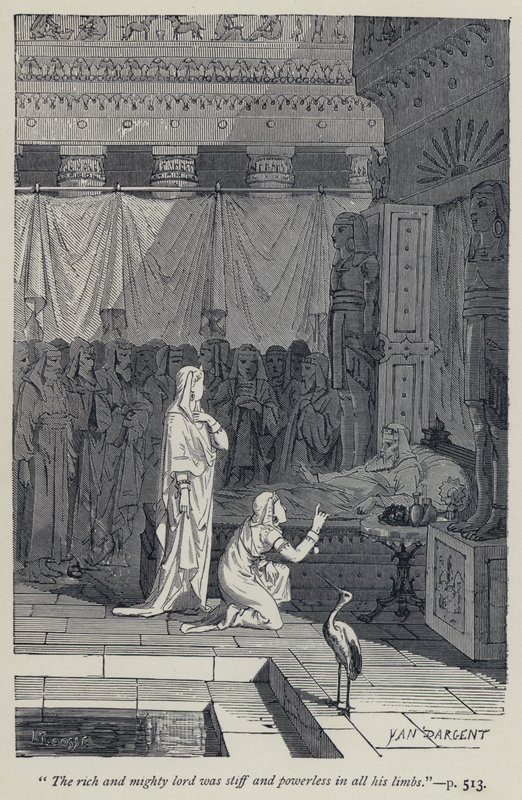 « Le riche et puissant seigneur était raide et impuissant dans tous ses membres » (gravure) - Jean Edouard Dargent