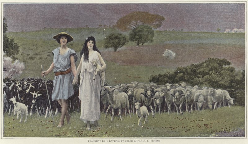 Daphnis et Chloé par Jean Léon Gérôme - Jean Leon Gerome