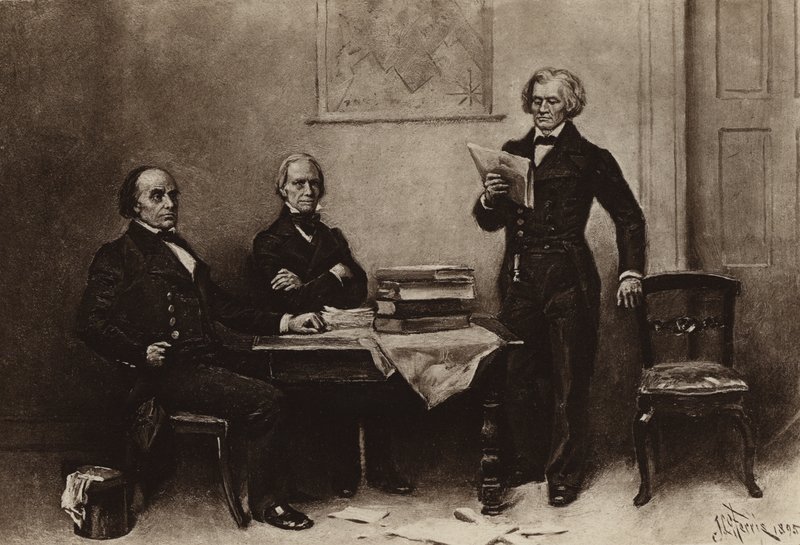 Webster, Clay et Calhoun - Jean Leon Gerome Ferris