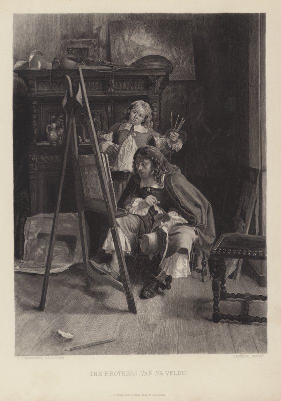 Les frères Van de Velde - Jean Louis Ernest (after) Meissonier