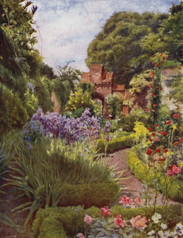 Fulham, portail entre le jardin clos et les terrains - Jessie MacGregor
