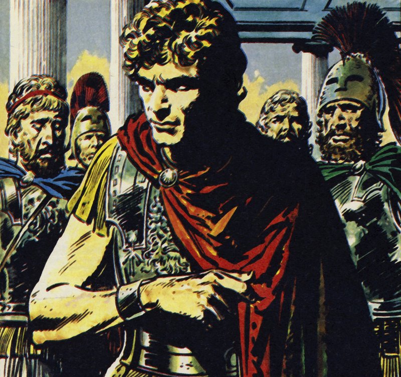 Alexandre était un tyran qui payait ou tuait ses opposants (lithographie en couleurs). - Jesus Blasco