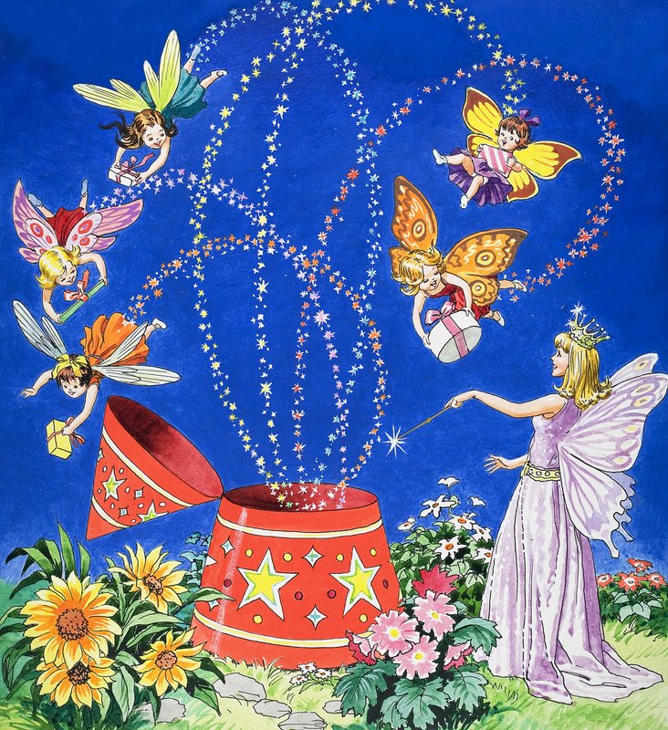 Bougie de fée, illustration de "Teddy Bear" (ours en peluche) - Jesus Blasco