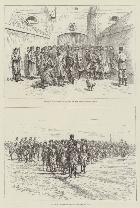 Militaires à Kiev - Johann Nepomuk Schonberg