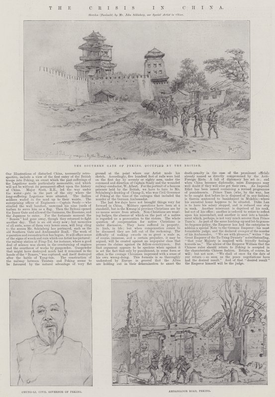La crise en Chine - Johann Nepomuk Schonberg