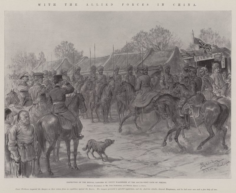 Avec les forces alliées en Chine - Johann Nepomuk Schonberg