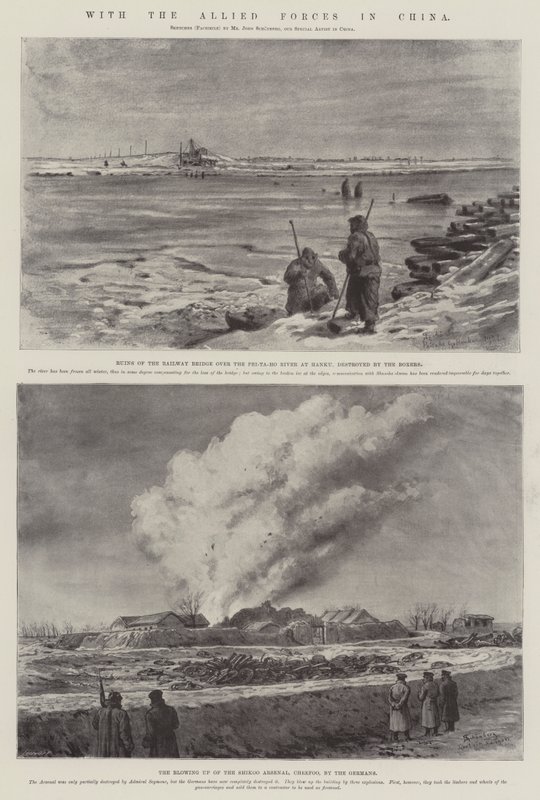 Avec les forces alliées en Chine - Johann Nepomuk Schonberg