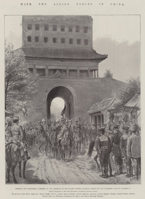 Avec les forces alliées en Chine - Johann Nepomuk Schonberg