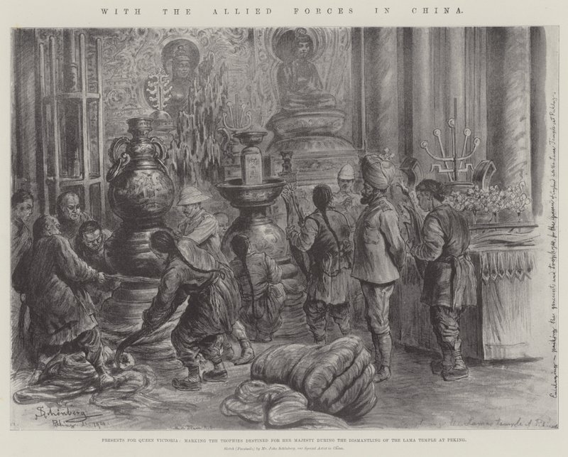 Avec les forces alliées en Chine - Johann Nepomuk Schonberg