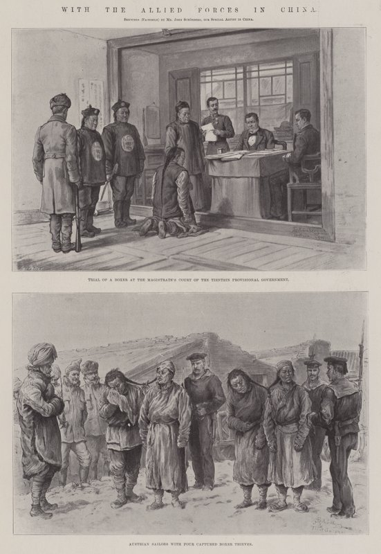 Avec les forces alliées en Chine - Johann Nepomuk Schonberg