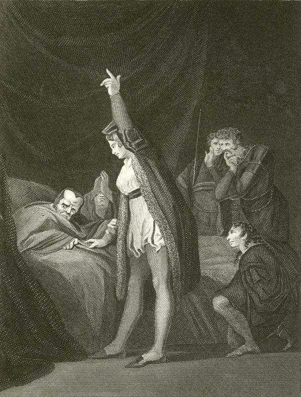 La mort du cardinal Beaufort - Johann Heinrich Füssli