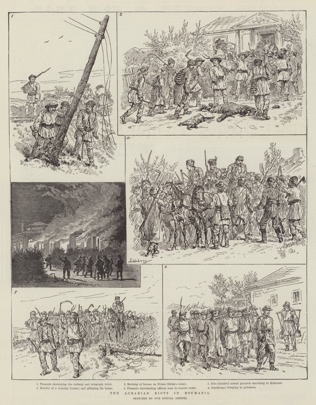 Les émeutes agraires en Roumanie - Johann Nepomuk Schonberg