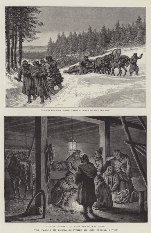 La famine en Russie - Johann Nepomuk Schonberg