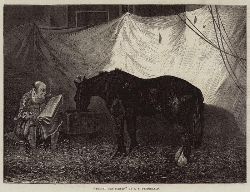 Dans les coulisses - John Anster Fitzgerald