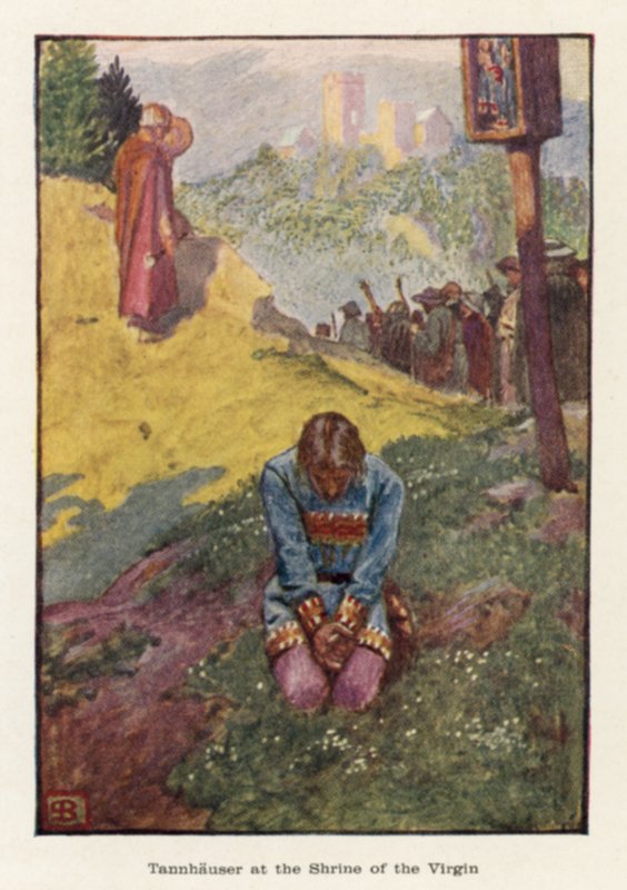 Tannhäuser au sanctuaire de la Vierge - John Byam Liston Shaw