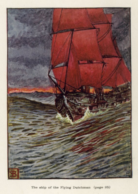 Le navire du Hollandais volant - John Byam Liston Shaw