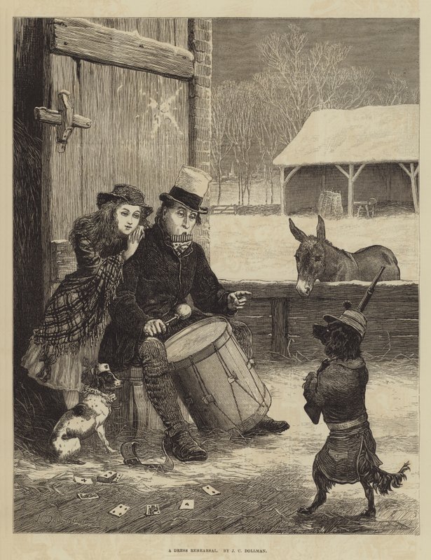 Une répétition générale - John Charles Dollman