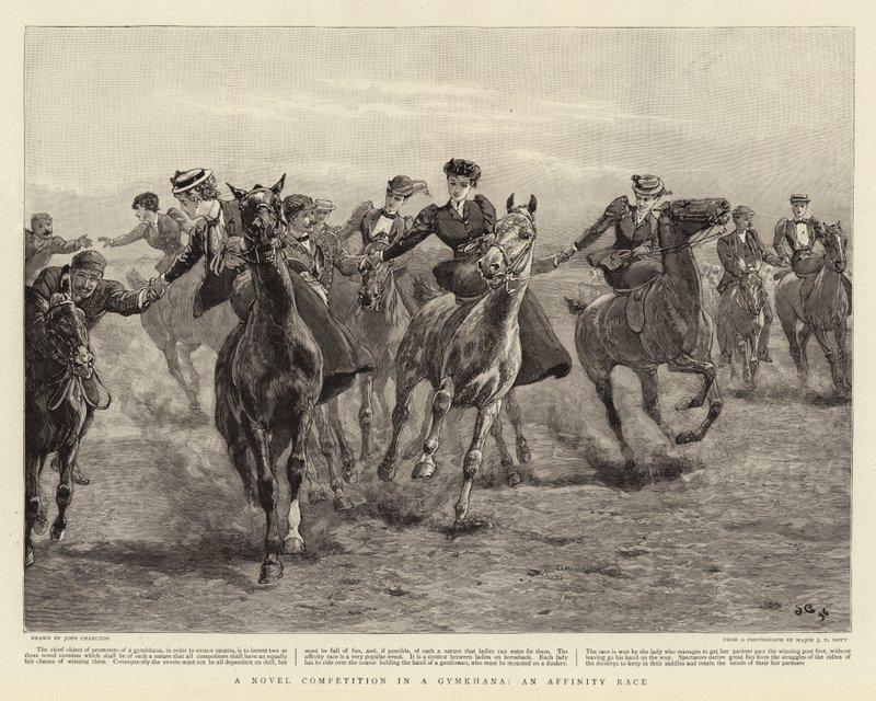 Une compétition originale dans un Gyamkhana, une course d