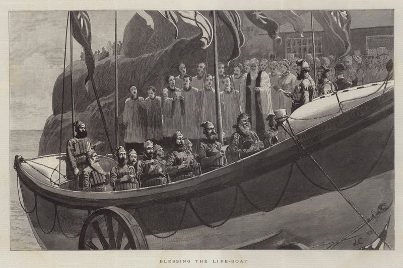 Bénédiction du canot de sauvetage - John Charlton