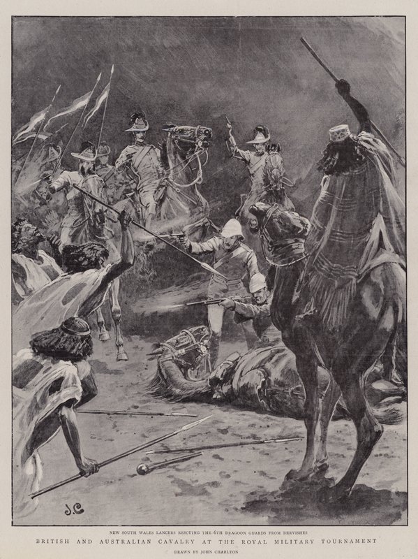 Cavalerie britannique et australienne au tournoi militaire royal - John Charlton