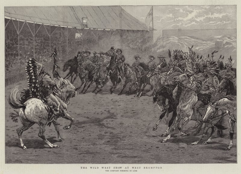 Le spectacle du Far West à West Brompton - John Charlton