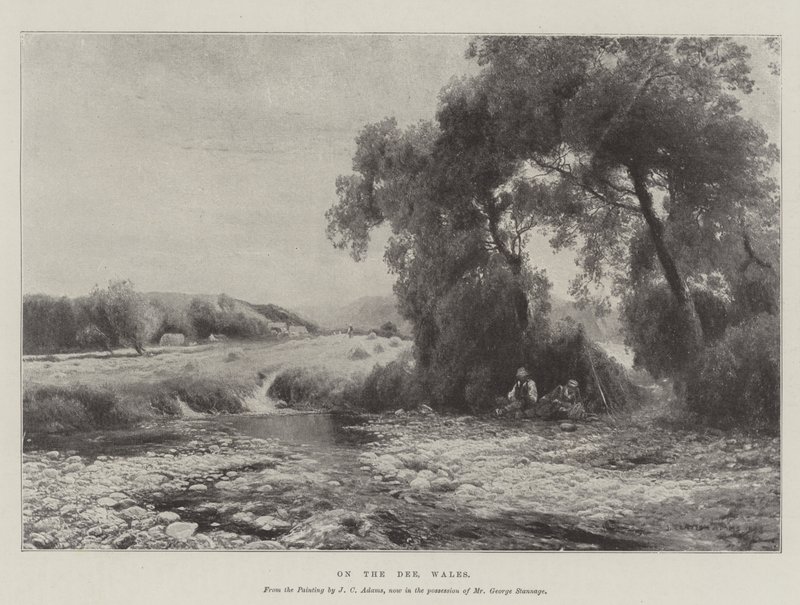 Sur la Dee, Pays de Galles - John Clayton Adams