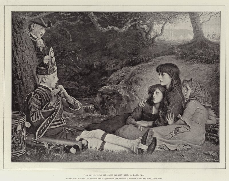 Un Idylle - John Everett Millais