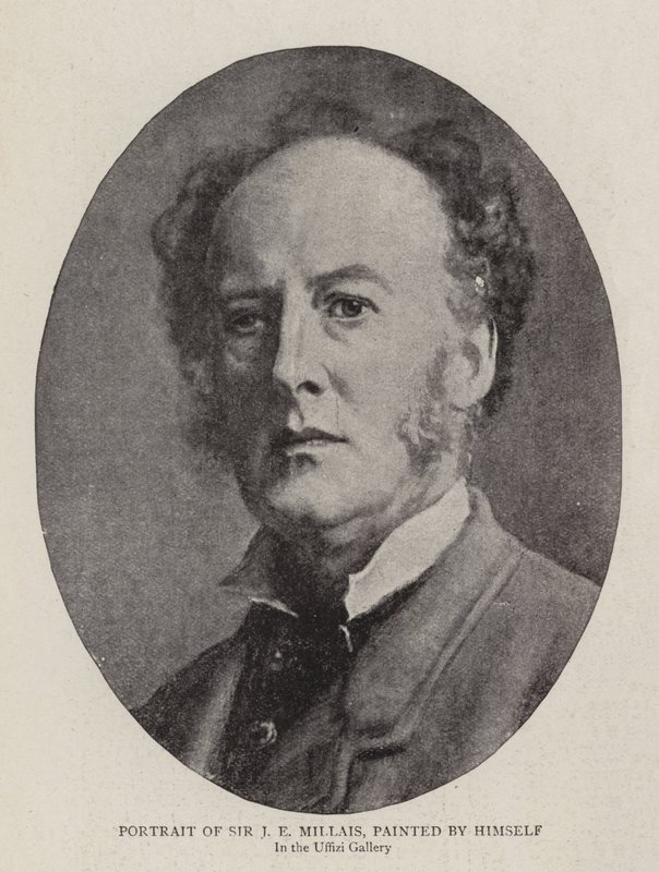 Portrait de Sir J. E. Millais, peint par lui-même - John Everett Millais